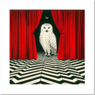 The Owl is not in the Red Room as it seems... Posters and Art